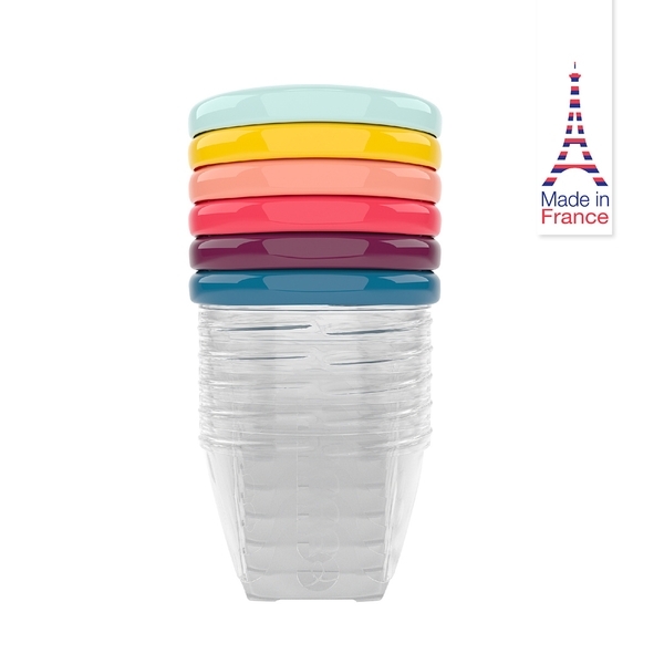 Набор контейнеров для еды Babymoov Babybols, 180 мл, 6 шт. (A004308) - Pampik - 3