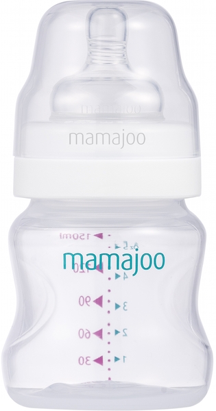 Пляшка для годування Mamajoo Silver S, 0+ міс., 150 мл (MMJ1035) - Pampik