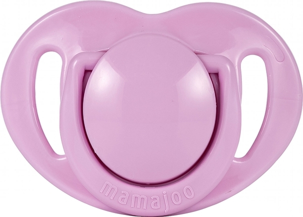 Силиконовая ортодонтическая пустышка Mamajoo Коровка, 6-12 мес., розовый с белым, 2 шт. (MMJ2940) - Pampik - 3