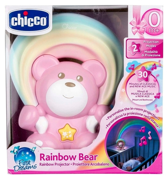Іграшка-проектор Chicco Ведмедик під веселкою, рожевий (10474.10) - Pampik - 9