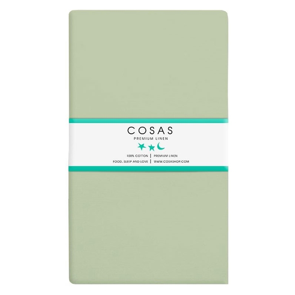 Простирадло на гумці Cosas Ranfors Olive дитяче 60х120х12 см - Pampik - 2