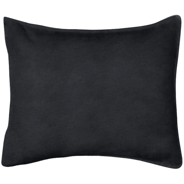 Наволочка Cosas, сатин, 70х70 см, чорний (Satin_Black_70) - Pampik