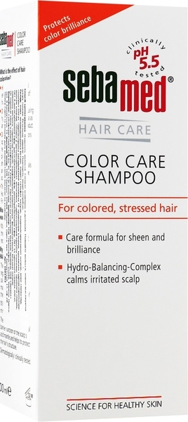 Шампунь для окрашенных волос Sebamed, 200 мл - Pampik - 2