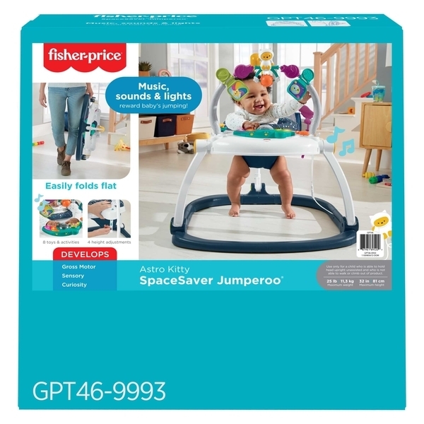 Прыгунки-игровой центр Fisher-Price Приключения в космосе (HBG73) - Pampik - 10
