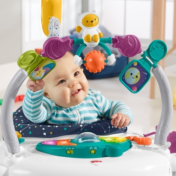 Прыгунки-игровой центр Fisher-Price Приключения в космосе (HBG73) - Pampik - 7