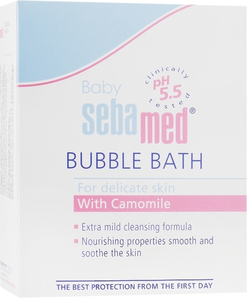 Дитяча піна для ванни Sebamed Baby Bubble Bath, 200 мл - Pampik - 2