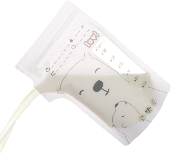 Пакети для зберігання грудного молока LOVI Buddy bear, 25 шт. (12/208) - Pampik - 5