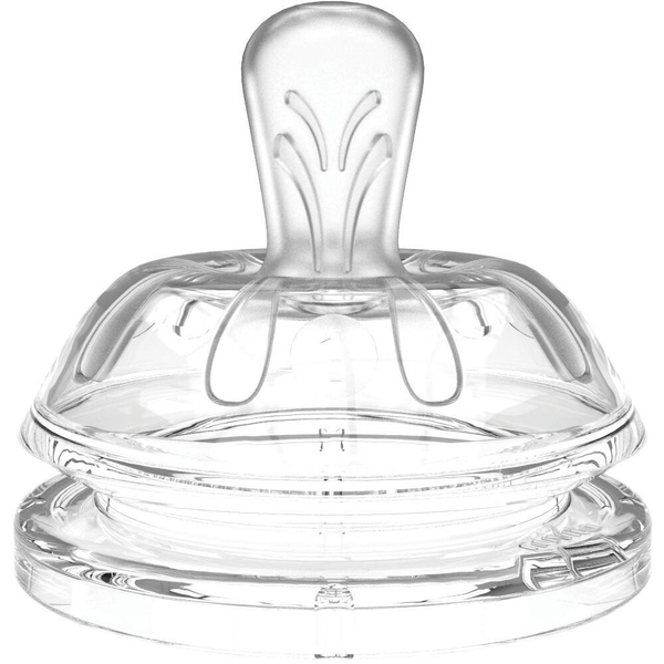 Соска силиконовая Nuvita, медленный поток, 0+ мес. (NV6061) - Pampik