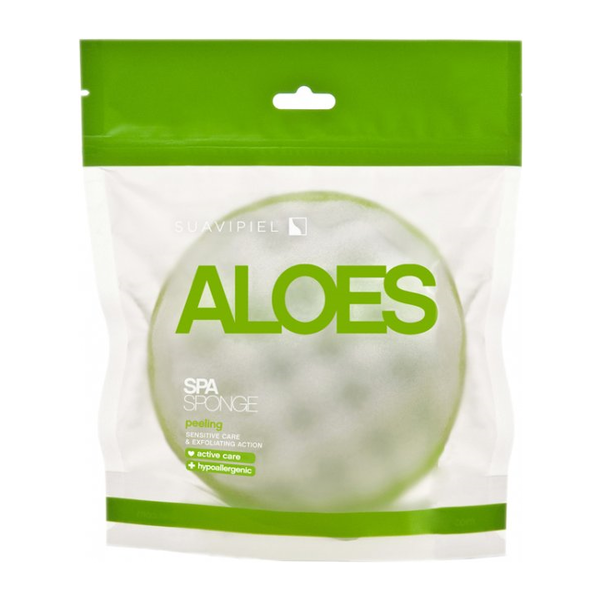 Губка для душа Suavipiel Aloes Spa Sponge Алоэ Спа - Pampik