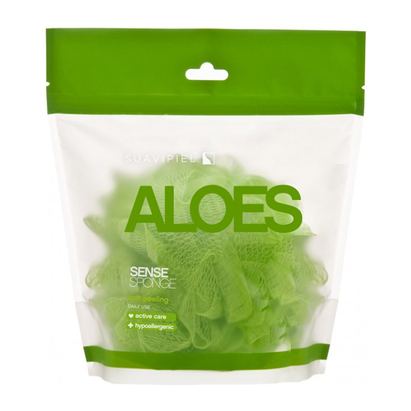 Губка для душу Suavipiel Aloes Sense Sponge - Pampik - 2