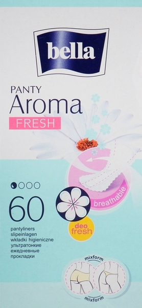 Гігієнічні прокладки Bella Panty Aroma Fresh, 60 шт. (28080) - Pampik