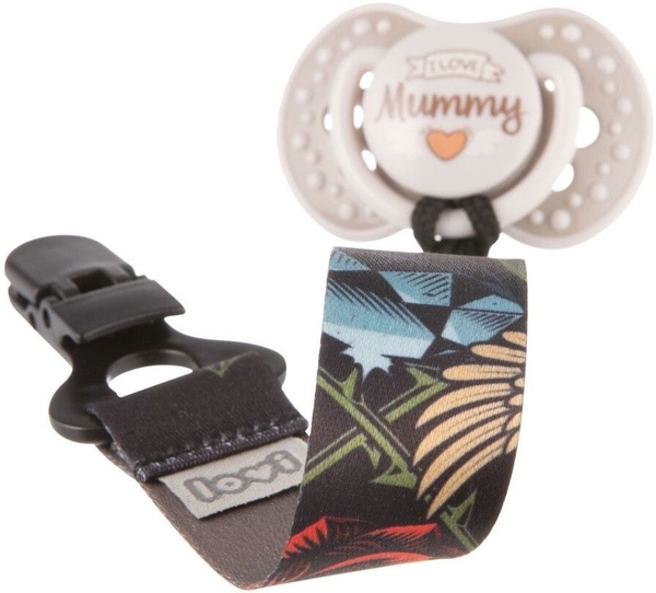 Тримач для пустушки Lovi I Love, чорний (51/021) - Pampik - 5