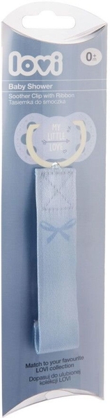Держатель для пустышки Lovi Baby Shower boy, голубой (51/020boy) - Pampik