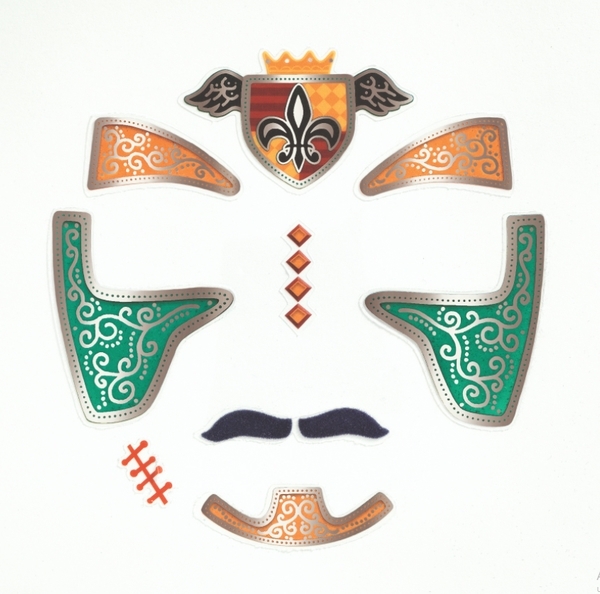 Набор наклеек Djeco Король (DJ09216) - Pampik - 2