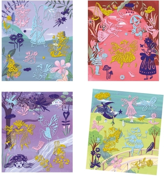 Художественные патчи Djeco Феи с блестками (DJ09464) - Pampik - 5