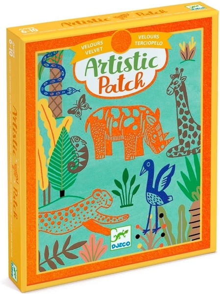 Художественные патчи Djeco Саванна с вельветом (DJ09471) - Pampik
