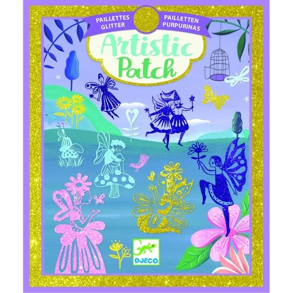 Художественные патчи Djeco Феи с блестками (DJ09464) - Pampik