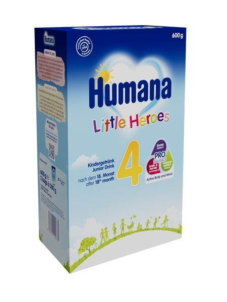 Суха молочна суміш Humana 4 з пребіотиками галактоолігосахаридами, 600 г - Pampik - 3