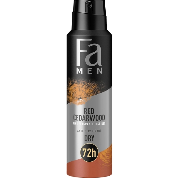 Антиперспірант-спрей Fa Men Red Cedarwood Dry, 150 мл - Pampik