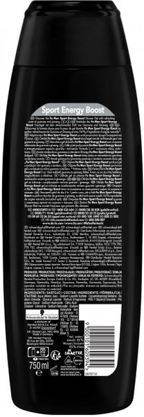 Гель для душа Fa Men Sport Energy Boost с ароматом гуараны и женьшеня, 750 мл - Pampik - 2