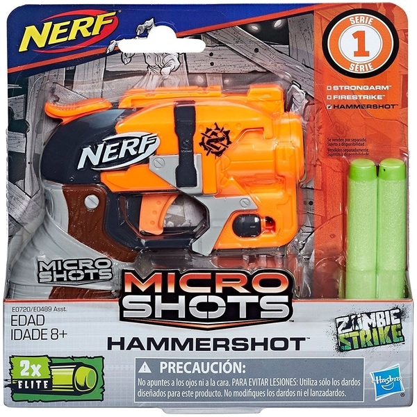 Бластер Micro Shots N-Strike Elite, Hammershot Nerf - Pampik - 2