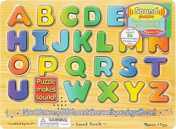 Звуковой пазл "Алфавит" Melissa&Doug - Pampik