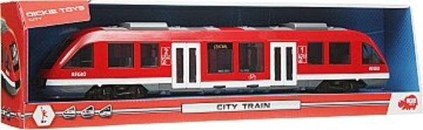 Міський поїзд Dickie Toys, 45 см, червоний (3748002) - Pampik - 3