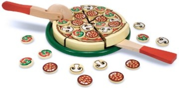 Деревянный набор "Пицца" Melissa&Doug - Pampik - 2