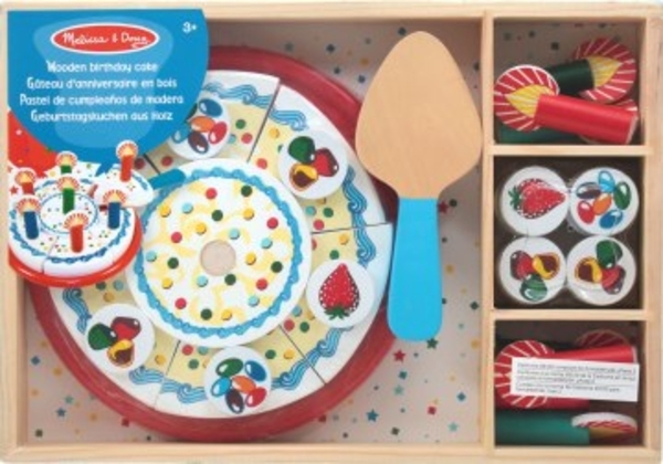 Деревянный набор "День рождения-торт" Melissa&Doug - Pampik