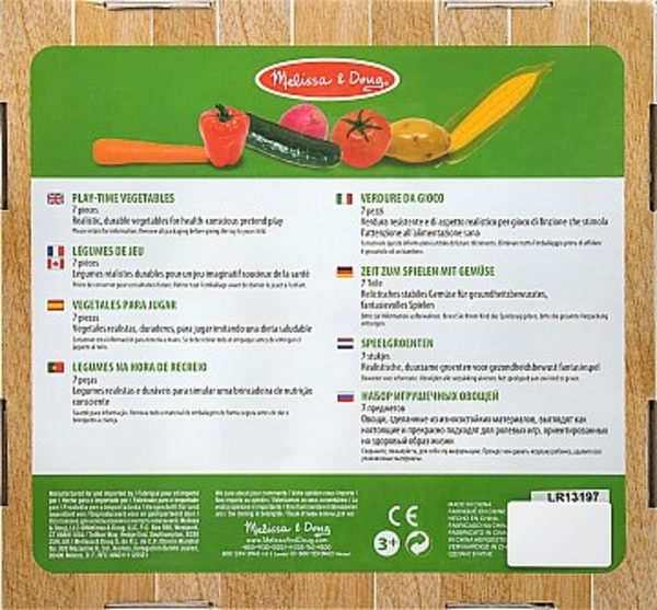 Игровой набор "Овощи" Melissa&Doug - Pampik - 2