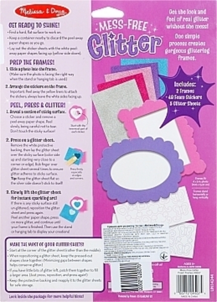 Набор для творчества с объемными блестящими наклейками "Рамки для фото" Melissa&Doug - Pampik - 2