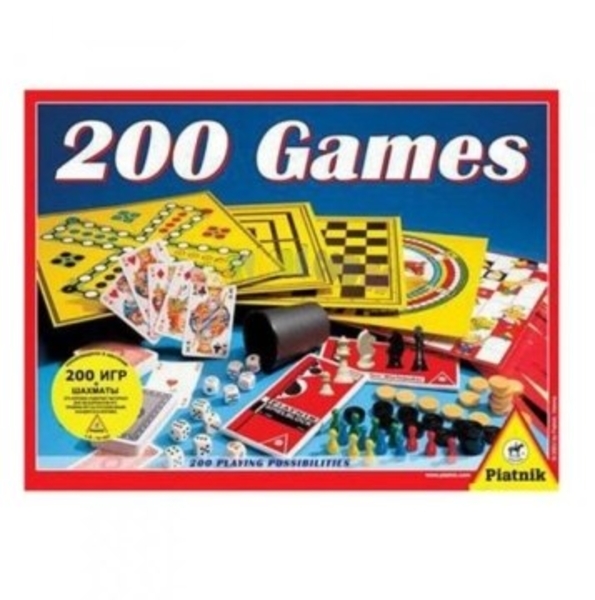Набор настольных игр Piatnik 200 в 1 + шахматы - Pampik