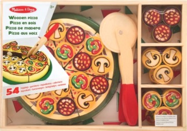 Деревянный набор "Пицца" Melissa&Doug - Pampik