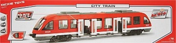 Міський поїзд Dickie Toys, 45 см, червоний (3748002) - Pampik - 4