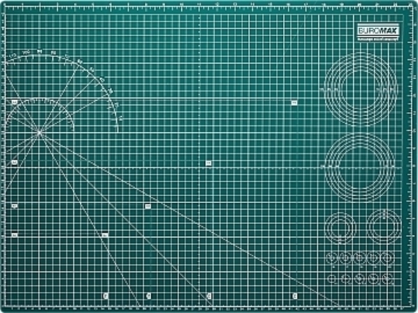Коврик самовосстанавливающийся для резки, А2, трехслойный Buromax - Pampik
