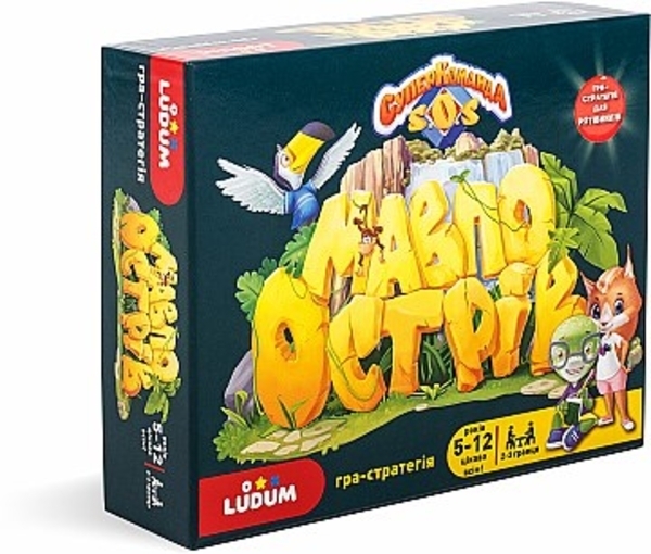 Настольная игра-стратегия для спасателей "Остров обезьян" (укр) Ludum, укр - Pampik