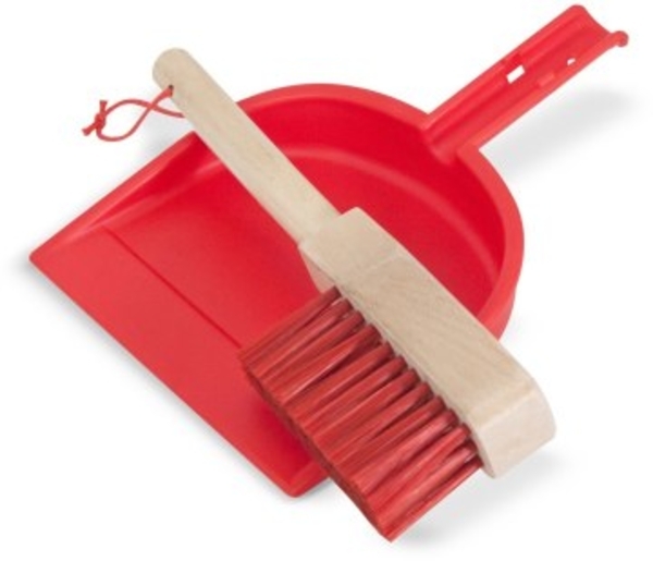 Деревянный набор для уборки "Dust! Sweep! Mop!", 6 элементов Melissa&Doug - Pampik - 2