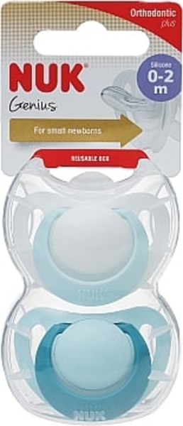 Пустышка "Genius", 2шт NUK - Pampik