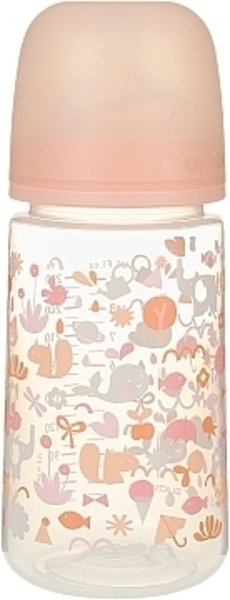 Бутылочка для кормления Suavinex Memories Истории малышей, 270 мл, оранжевый (307117) - Pampik