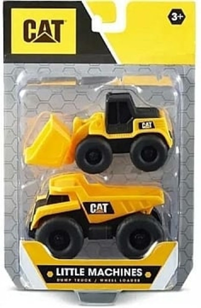 Ігровий набір CAT Little Machines "Самоскид та колісний навантажувач" Toy State - Pampik