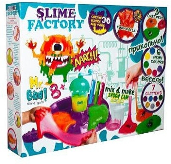 Набор для экспериментов "Mr. Boo: Фабрика лизунов" Shantou - Pampik