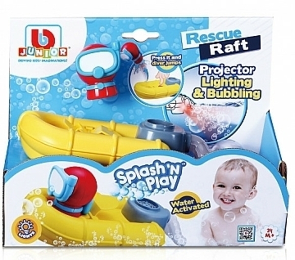 Игрушка для ванной Bburago Bb Junior Rescue Raft - Pampik