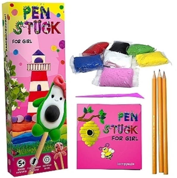 Набор для творчества «Pen Stuck for girl» (укр.) Strateg, укр. - Pampik - 2