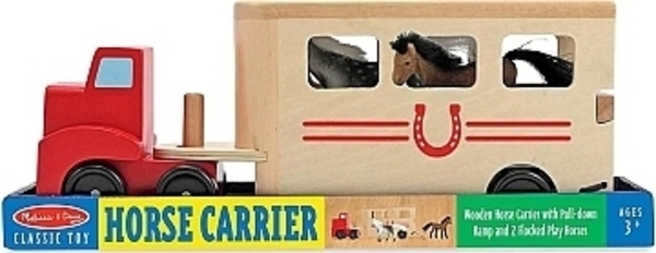 Игровой набор "Автомобиль-прицеп для лошадей" Melissa&Doug - Pampik - 6