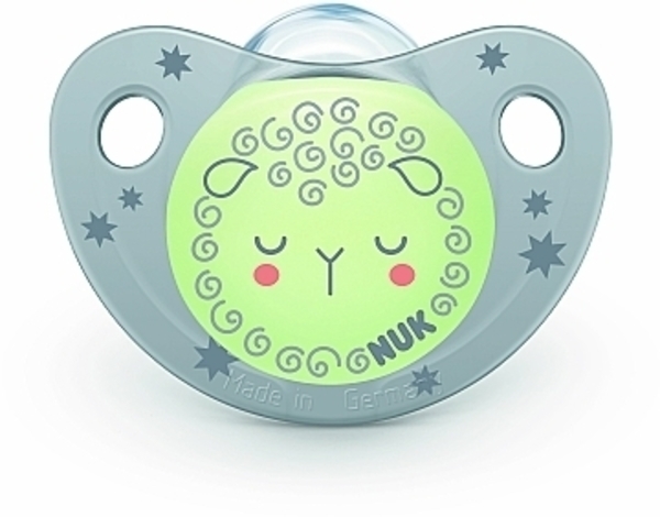 Пустышка "Trendline Day And Night", 6-18мес, барашка NUK - Pampik - 2