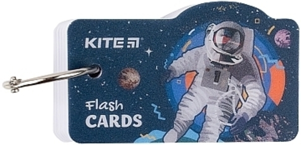 Карточки для записи иностранных слов "Cosmonaut", 80 листов Kite - Pampik