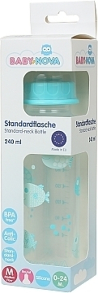 Бутылочка из полипропилена для кормления Baby-Nova Декор, 250 мл (3960071) - Pampik - 2