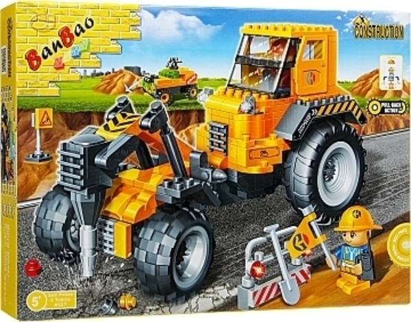 Конструктор "Строительная техника. Трактор для бурения", 262 детали Banbao - Pampik