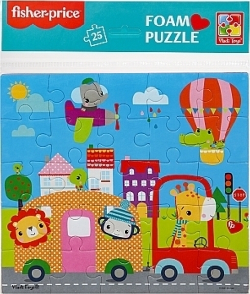 Мягкие пазлы "Fisher Price. Город", англ. Vladi Toys - Pampik