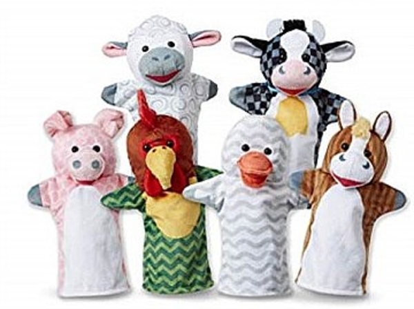 Большой кукольный театр "Ферма", 6 кукол Melissa&Doug - Pampik - 2